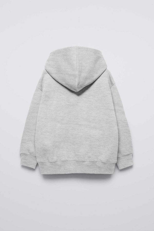 Elo LFT Kid's Super Cool Printed Pullover Hoodie Heather Grey