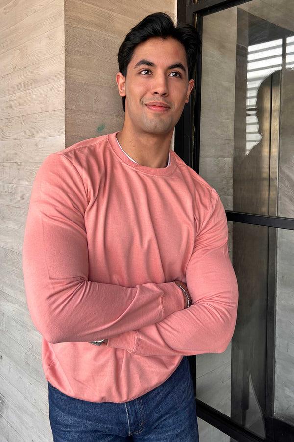 Elo LFT Men's Spring Essential Ultra-Soft Terry Sweatshirt Heather Grey