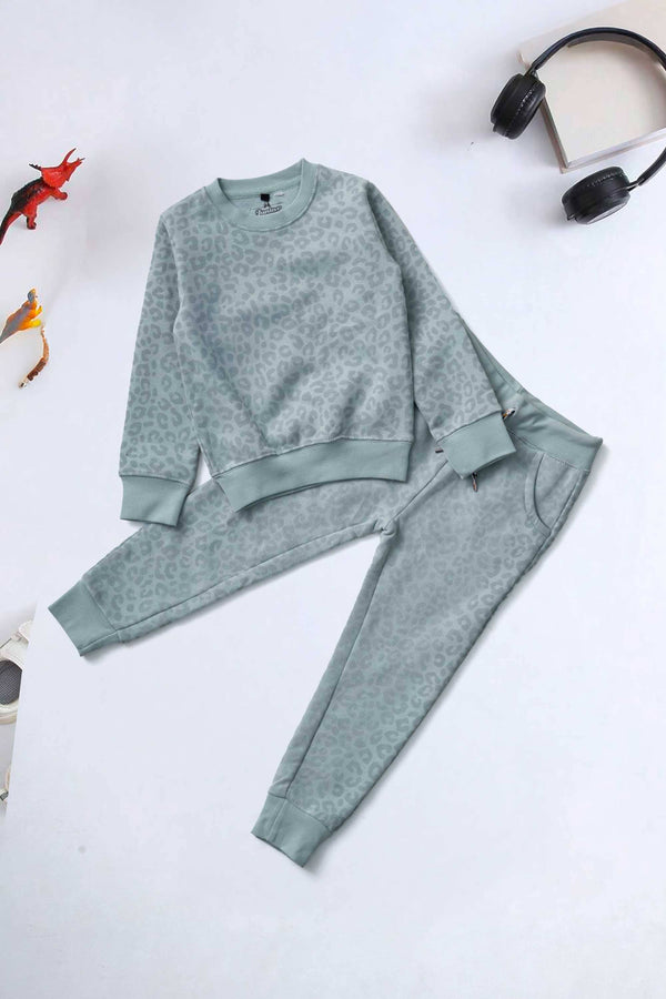 elo Max 21 Junior Kid's Printed Fleece Twin Set Sky