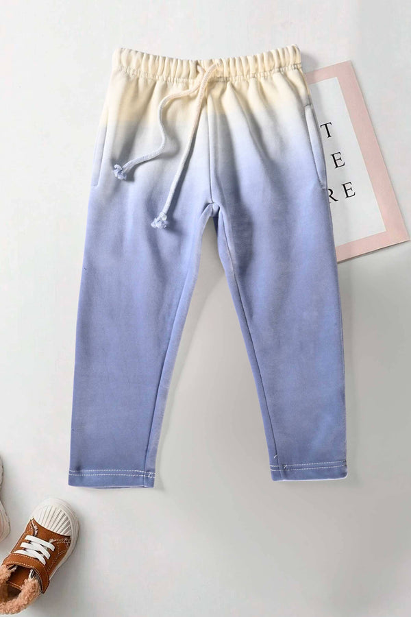 Elo Max 21 Kid's Tie And Dye Style Santos Fleece Trousers White & Lilac