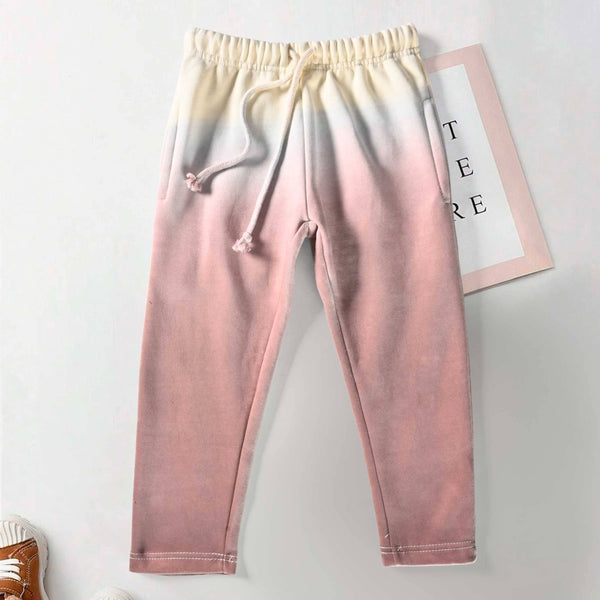 elo Max 21 Kid's Tie And Dye Style Santos Fleece Trousers White & Lilac