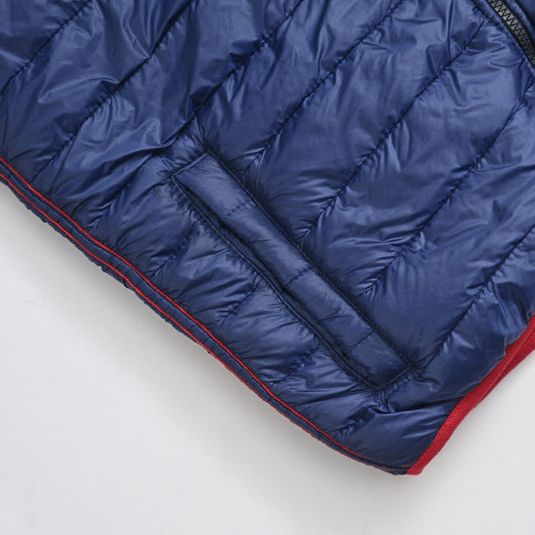 Elo Max 21 Men's Bubble Hooded Body Warmer Quilted Puffer Gilet Powder Blue
