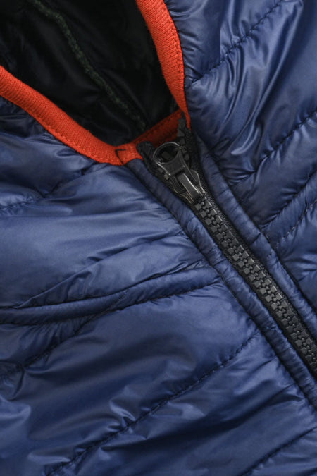 Elo Max 21 Men's Bubble Hooded Body Warmer Quilted Puffer Gilet Powder Blue