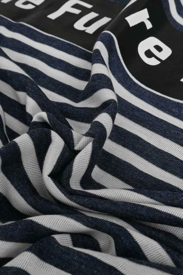 Elo Max 21 Men's Future Move Printed Stripes Style Short Sleeve Tee Shirt White & Grey
