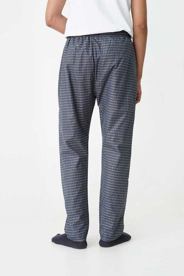 Elo Max 21 Men's Graph Check Loungewear Trousers Navy