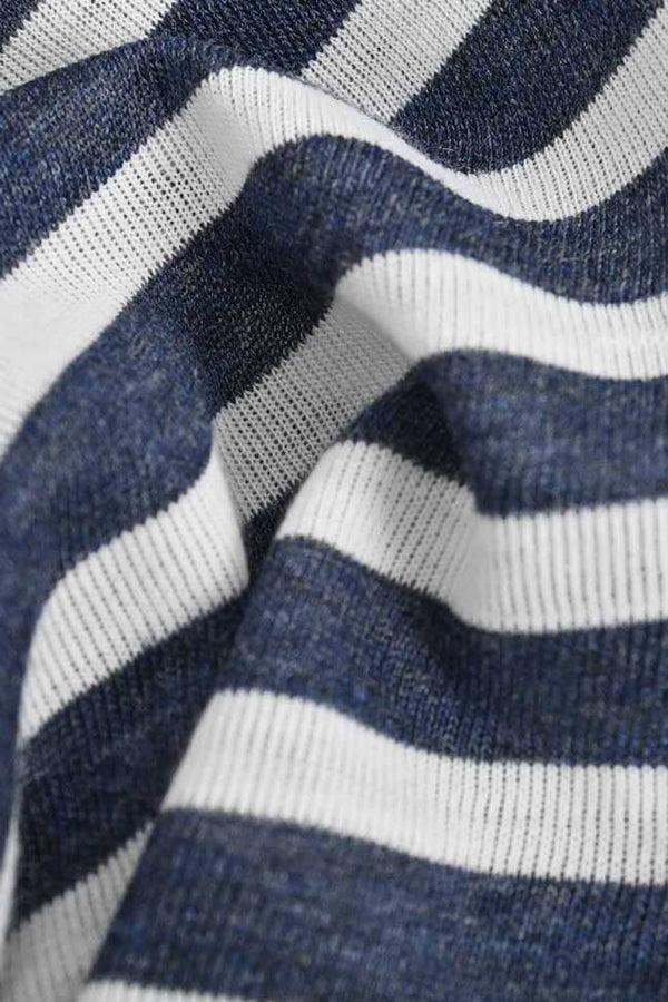 Elo Max 21 Men's Not Out Printed Stripes Style Tee Shirt White & Grey