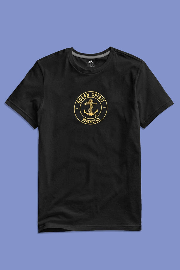 Elo Max 21 Men's Ocean Spirit Printed Tee Shirt Black