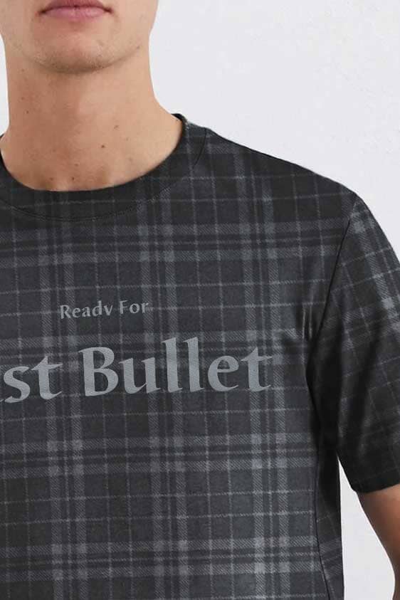 Elo Max 21 Men's Ready For Last Bullet Activewear Tee Shirt Black