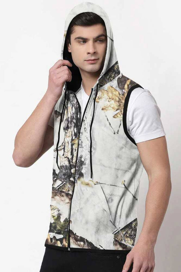 elo Max 21 Men's Snow Drift Printed Style Fleece Body Warmer