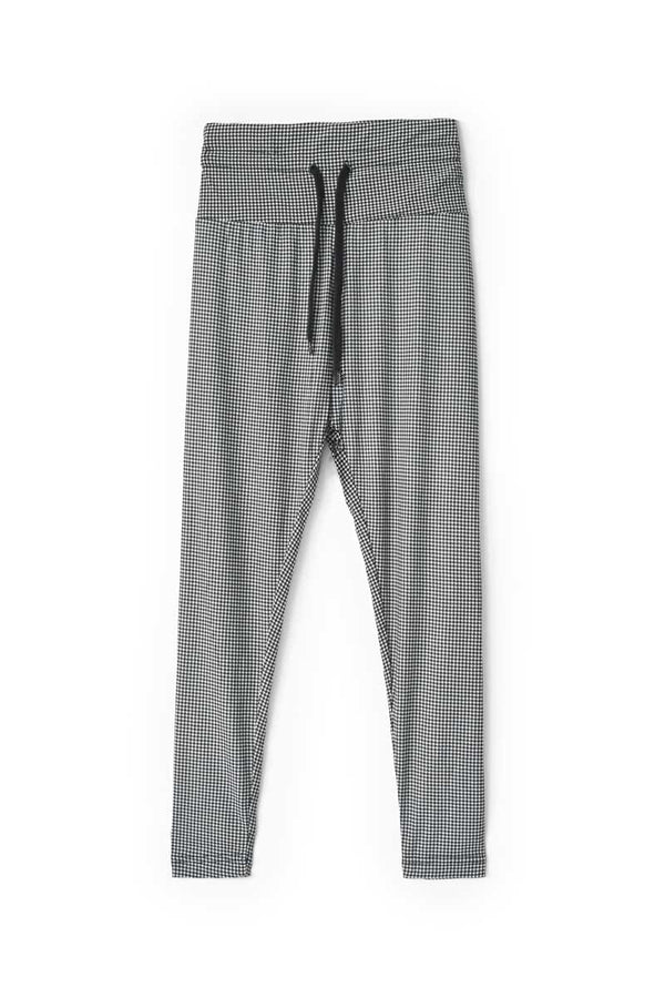 Elo Max 21 Women's Houndstooth Activewear Leggings Black & White