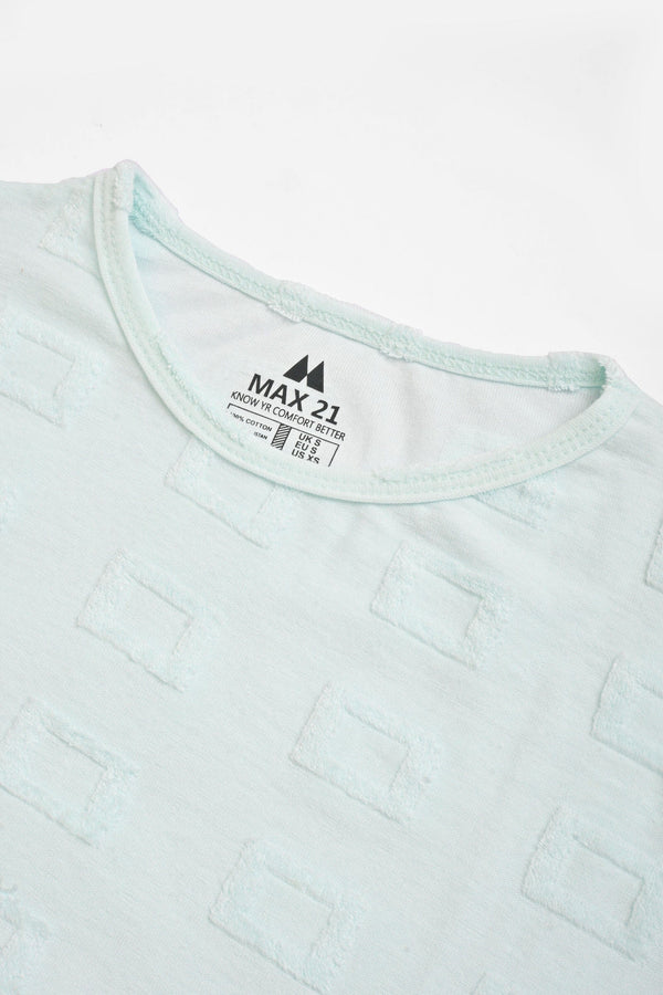 Elo Max 21 Women's Recife Style Short Sleeve Tee Shirt Light Turquoise