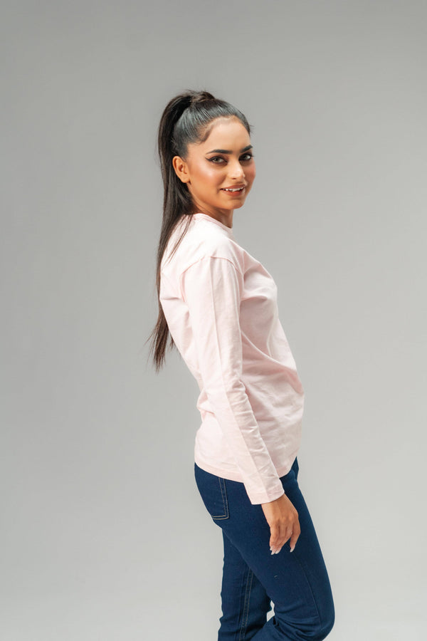 Elo Max 21 Women's Solid Long Sleeve Tee Shirt Purple