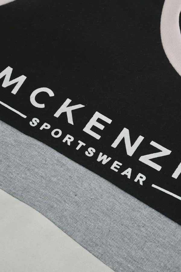 Elo Mckenzie Kid's Printed Fleece Sweat Shirt Pink & Black