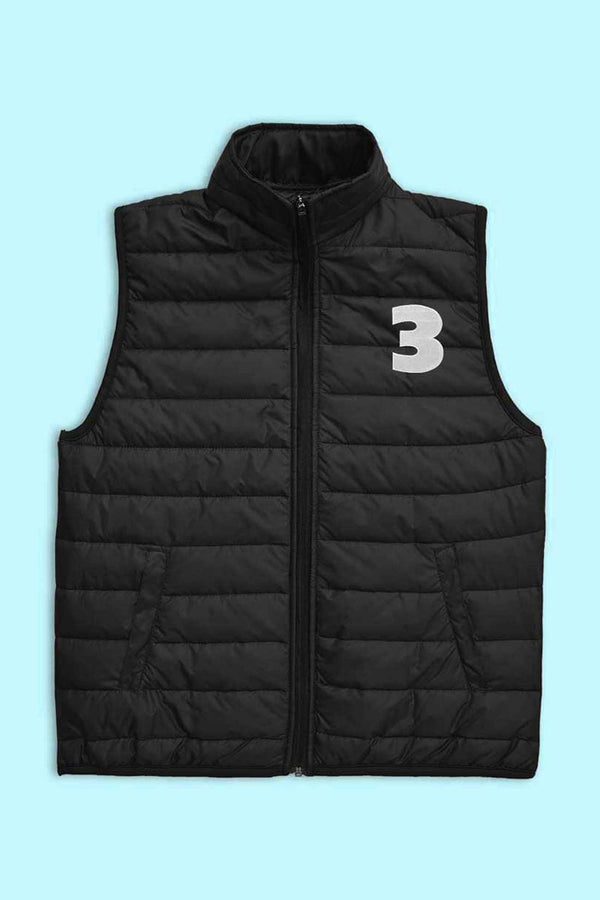 Elo Men's 3 Embroidered Body Warmer Puffer Gilet Navy