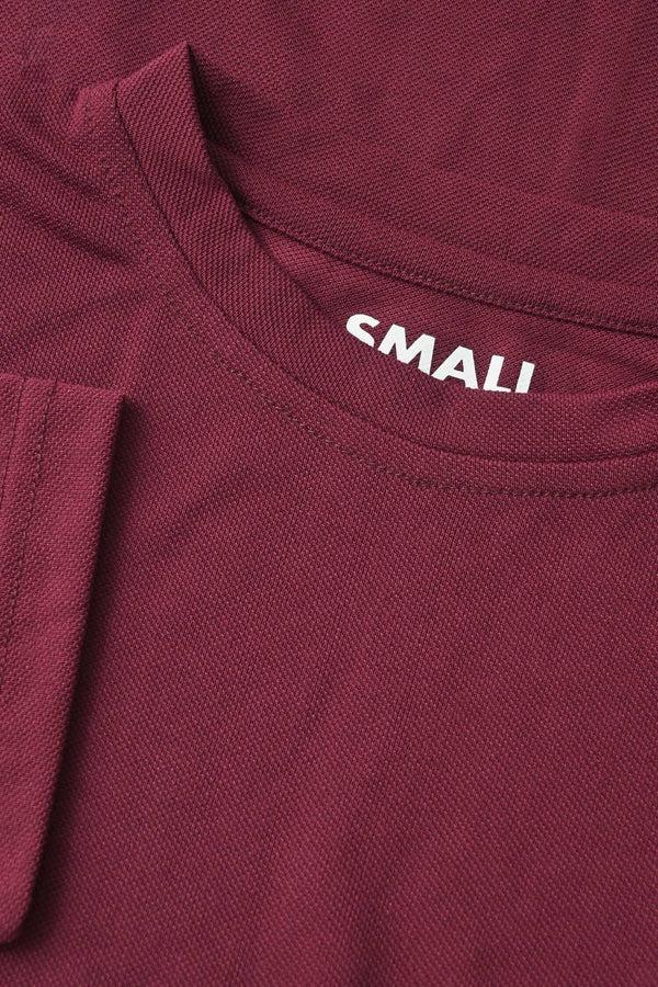 Elo Men's 3 Embroidered Crew Neck Long Sleeve Tee Shirt Mustard