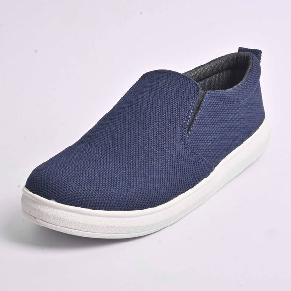 elo Men's Classic Comfortable Slip On Sneaker Shoes Navy