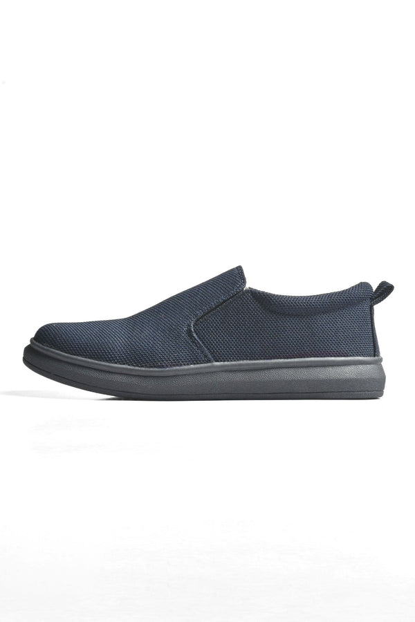 Elo Men's Classic Comfortable Slip On Tampere Sneakers Black