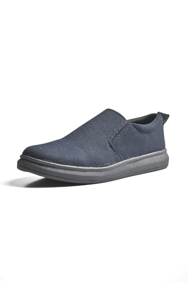 Elo Men's Classic Comfortable Slip On Tampere Sneakers Black