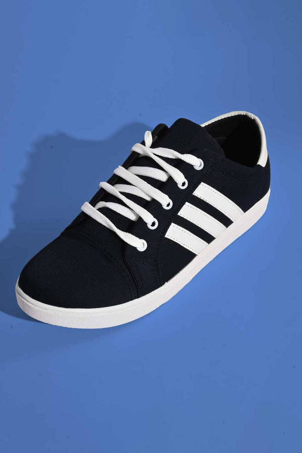 Elo Men's Fashion Kalisz Lace Up Sneaker Shoes Navy & White