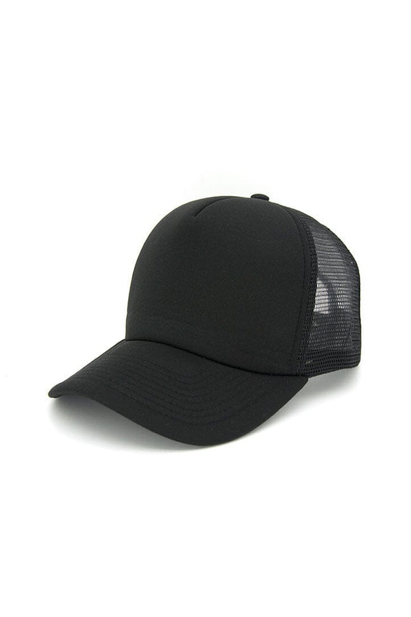 Elo Men's Foam-Backed Front Panel P-Cap Black & White