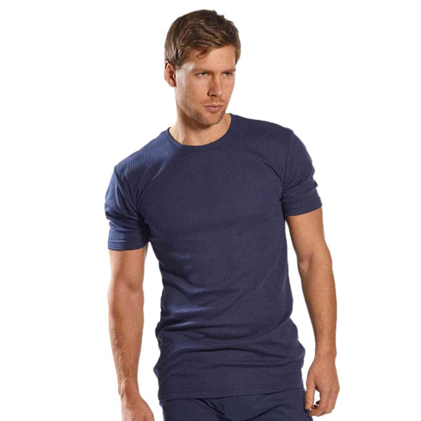 Elo Men's Kaysari Thermal Short Sleeve Minor Fault Tee Shirt Black