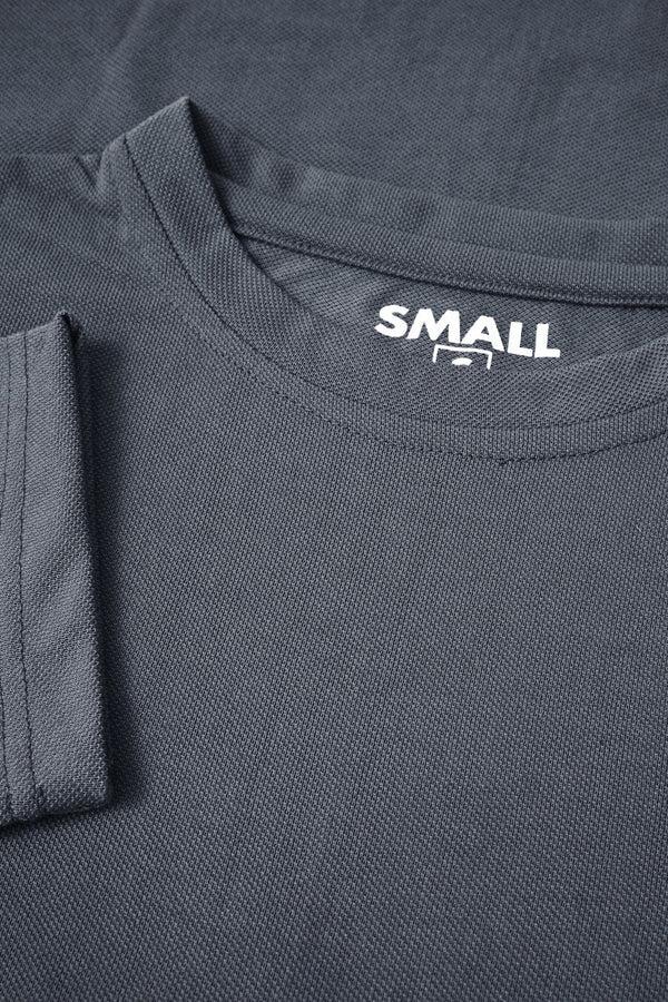 Elo Men's Kick Embroidered Crew Neck Long Sleeve Tee Shirt Royal