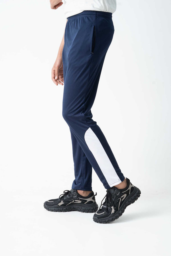 Elo Men's Lower Leg Panel Activewear Trousers Black