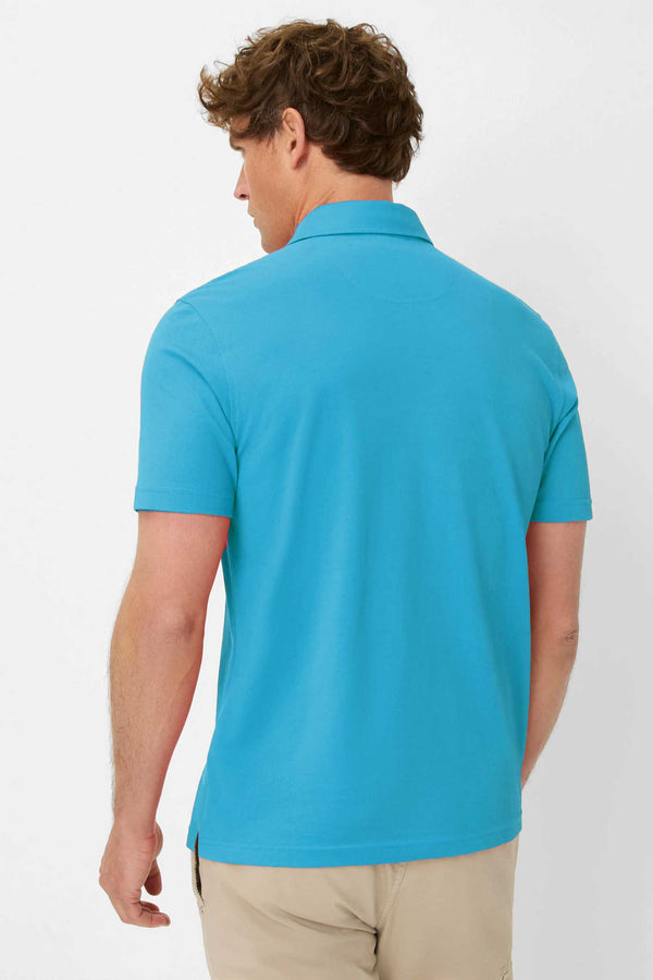 Elo Men's Pony Embroidered Oversized Polo Shirt Red