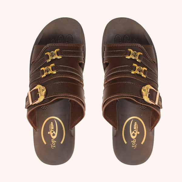 Elo Men's Top Step ART 778 Trendzz Slippers Mustard