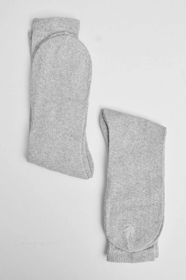 Elo Men's Wavre Crew Socks - Pack Of 2 Pairs Heather Grey