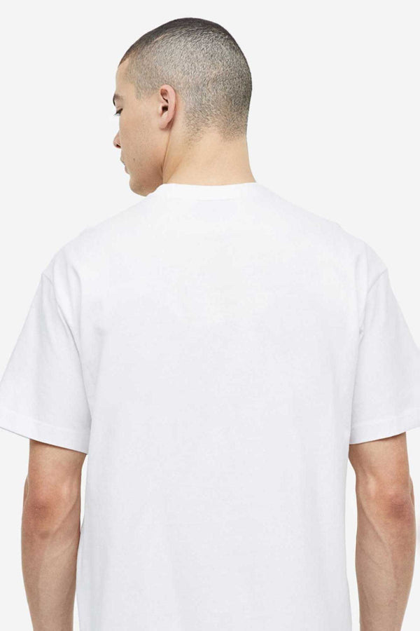 Elo Mennace Men's Cupid & Psyche Printed Short Sleeve Tee Shirt White
