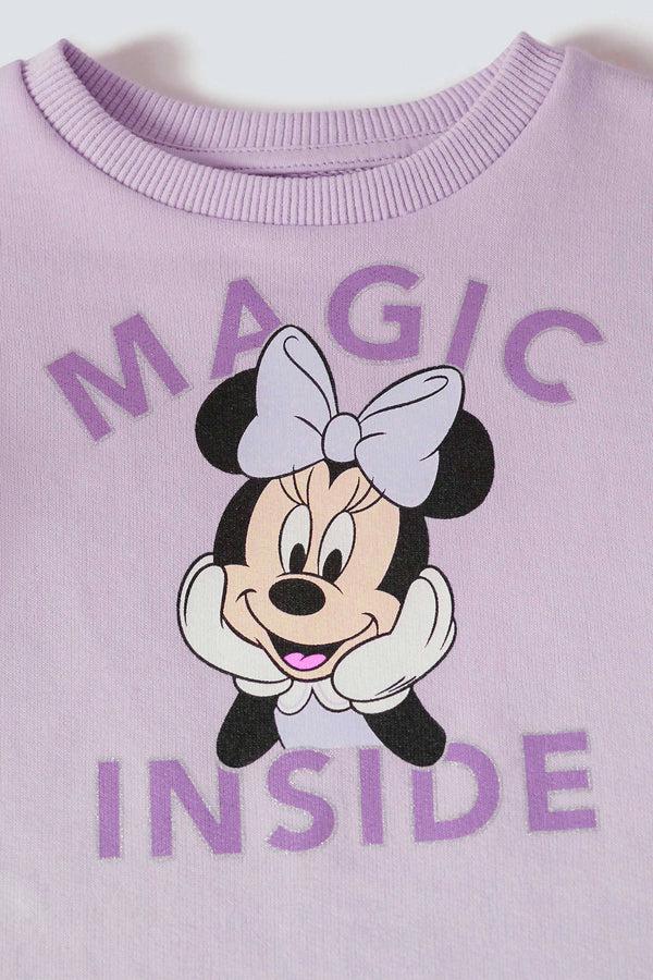 Elo MNG Kid's Magic Inside Printed Terry Sweat Shirt Purple