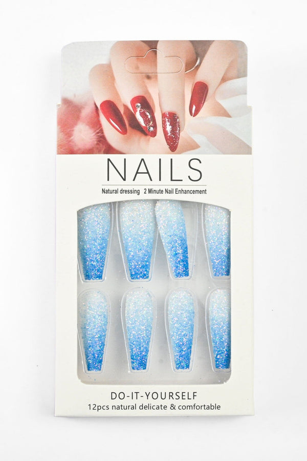 elo Natural Dressing Removable Fake Nail - Pack Of 12