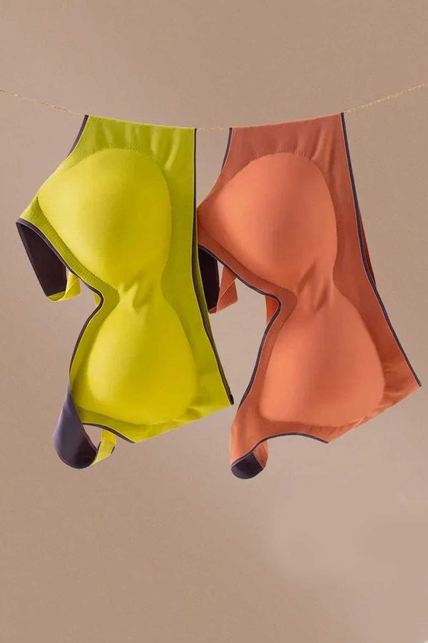 Elo Natural Women's/Girl's Seamless Removable Padded Bra Brick