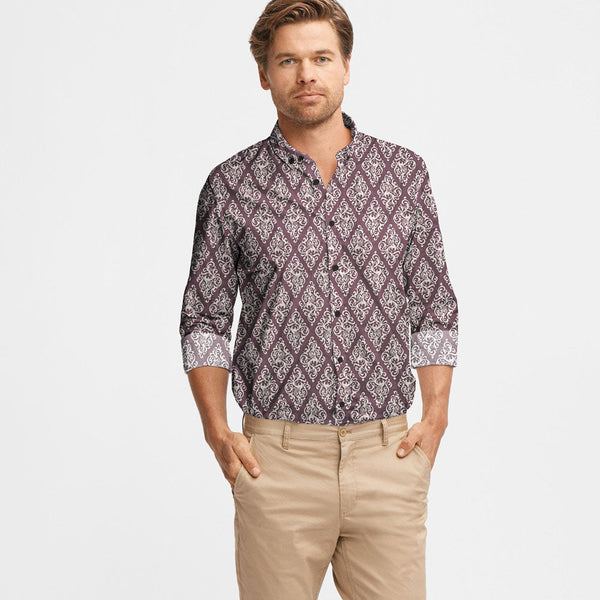 Elo Nexoluce Men's Siġġiewi Tailor Fit Casual Shirt Blue