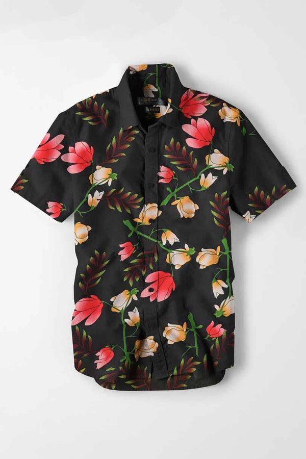 elo Nexoluce Men's Slim Fit Abbotsford Short Sleeve Casual Shirt