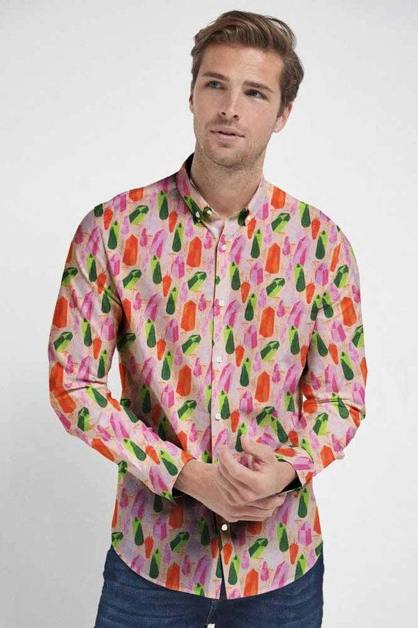 Elo Nexoluce Men's Vladivostok Tailor Fit Casual Shirt