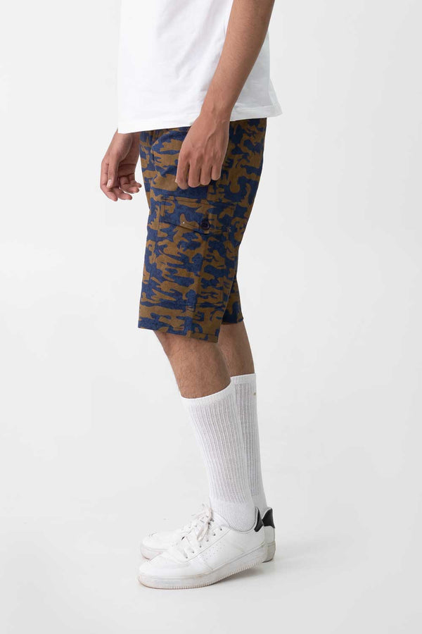 Elo O&S Men's Camouflage Printed Premium Cargo Shorts