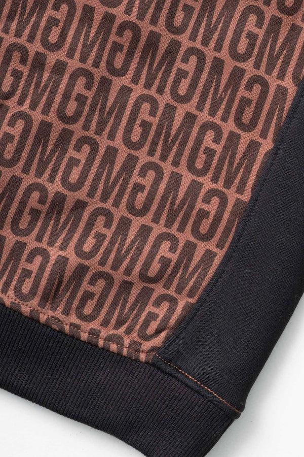 Elo Orchestra Boy's Alphabets Printed Fleece Sweatshirt Brown