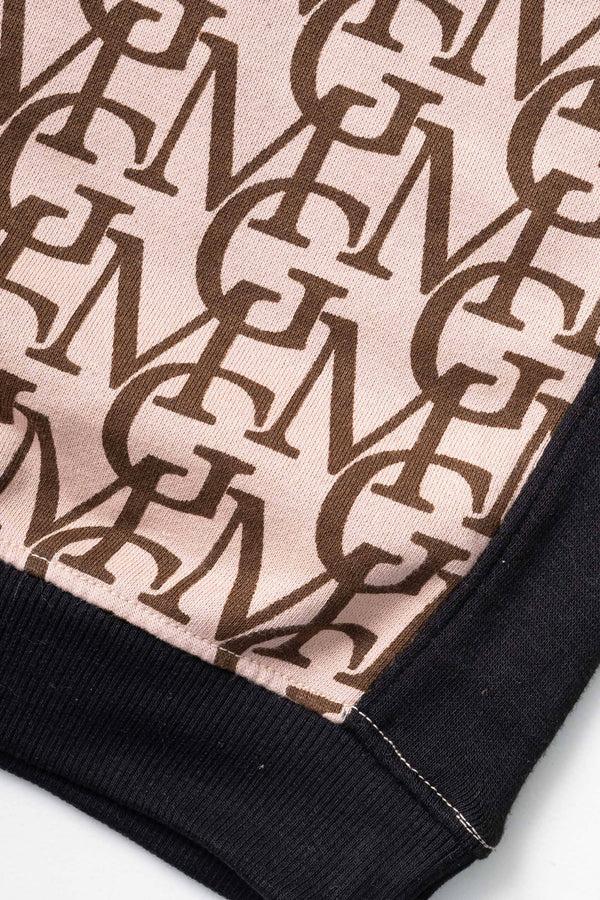 Elo Orchestra Boy's Printed Long Sleeve Fleece Sweatshirt Tea Pink