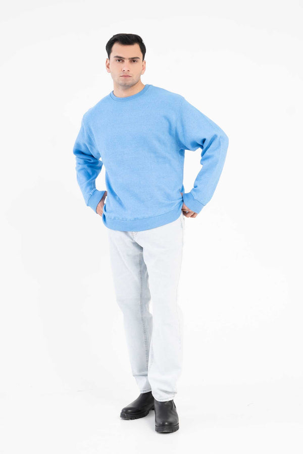 Elo P&C Men's Drop-Shoulder Fleece Sweat Shirt Grey