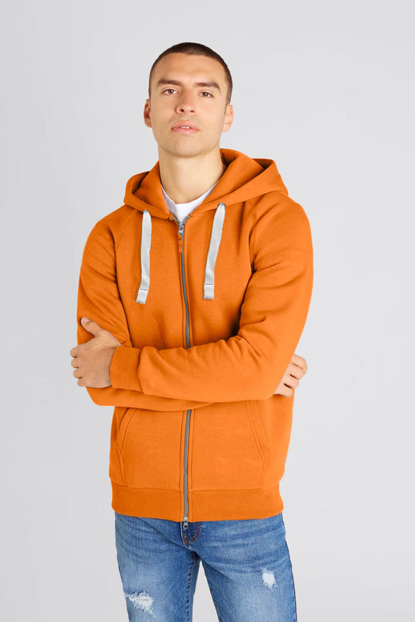 Elo Payper Men's Double Zipper Raglan Sleeve Hoodie Royal