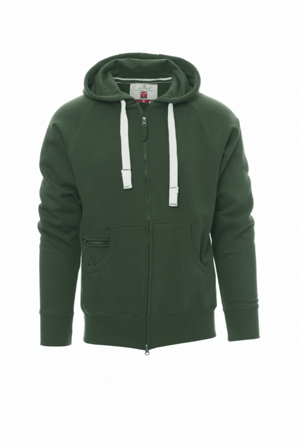 Elo Payper Men's Double Zipper Raglan Sleeve Hoodie Royal