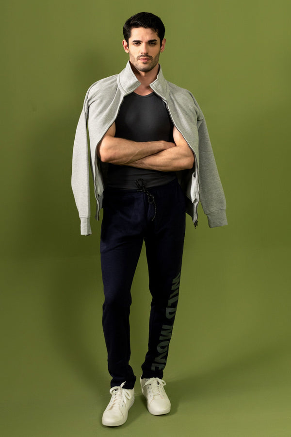 Elo Payper Men's Full Zipper Raglan Sleeve Jacket Navy