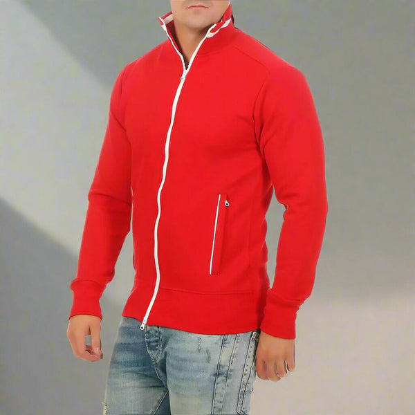 elo Payper Men's Marseille Double Zipper Jacket Red