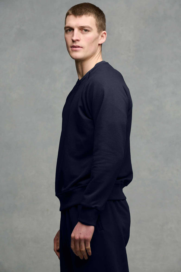 Elo Payper Men's Raglan Sleeve Terry Sweatshirt Navy