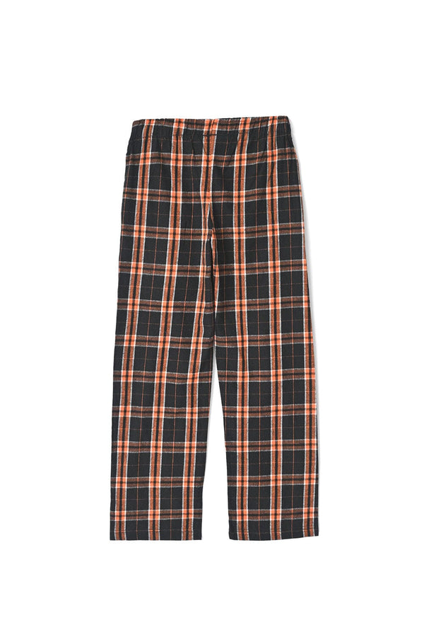 Elo Pennant Boy's Kingston Plaid Flannel Trousers Black & Blue