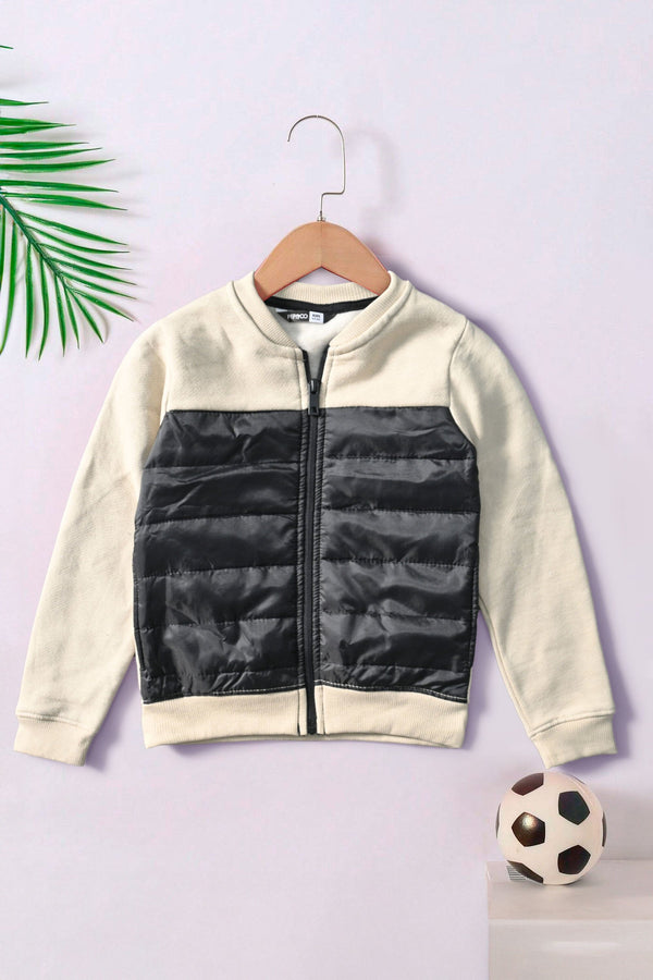 Elo Pepco Boy's Contrast Design Bomber Jacket Navy & Black