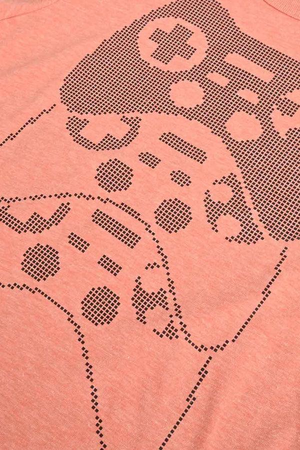 Elo Place Kid's Seremba Printed Design Tee Shirt Peach