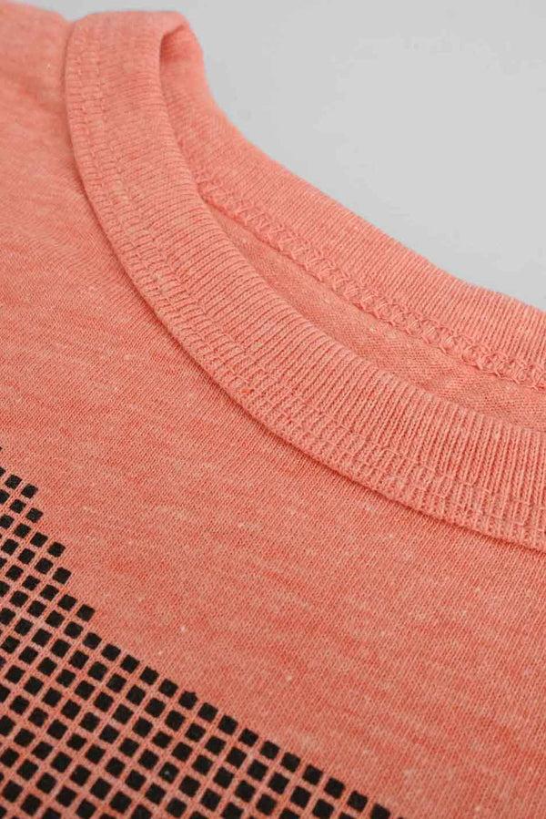 Elo Place Kid's Seremba Printed Design Tee Shirt Peach